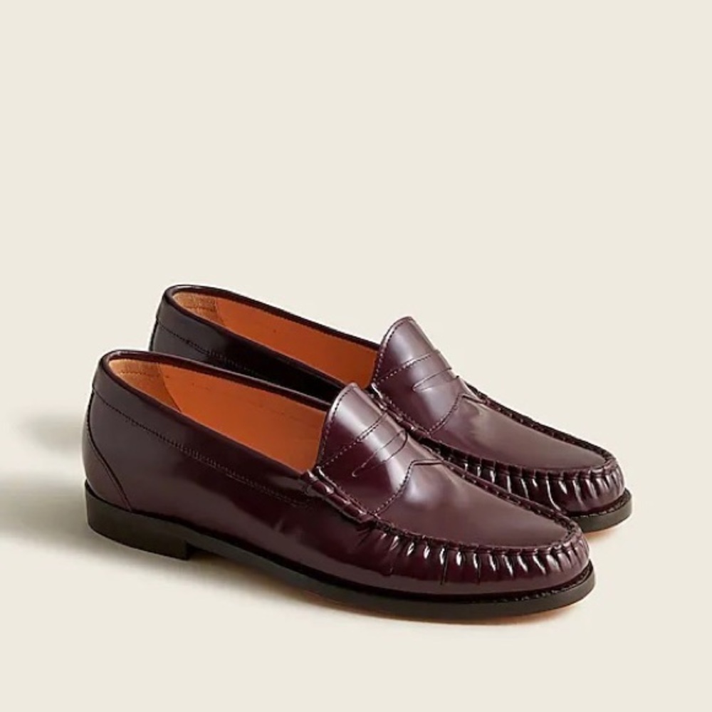 J.CREW WINONA LOAFERS VINTAGE BURGUNDY